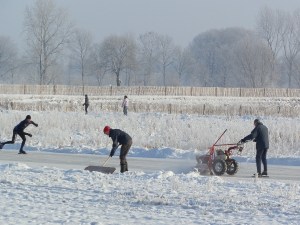 De natuurijsbaan aan de Scheerman in Moergestel