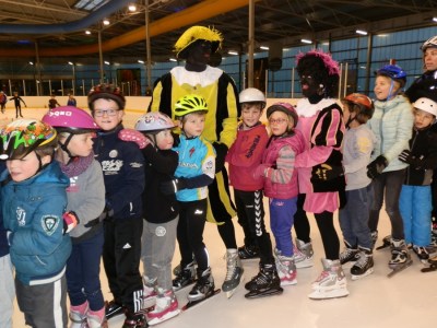 De trein met Toto en Lela klaar voor vertrek